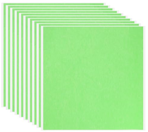 Rebower Cinta Enmascarar Verde Cinta Para Pintor Cinta Papel [Para Manualidades Bricolaje Pintura En Paredes Embalaje Automotriz Decoración Del Hogar Enseñanza] - 6x6 Pulgadas/50 Hojas