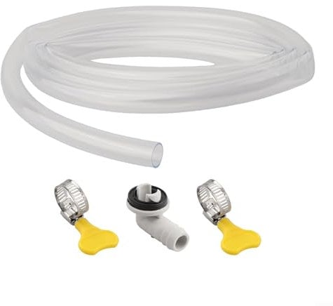 3/6ft Air Conditioner Drain Hose, Portable Ac Hose Water Drain Pipe Kit, Air Conditioner Drip Pan Washing Machine Hoses, for 15Mm/0.6 Inches Connector(6FT)