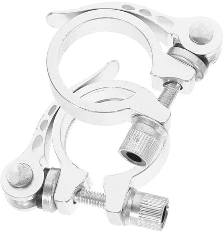 KITANDOVE 2stücke Aluminiumlegierung Fahrrad Sitzrohr Schnellspanner Clamp Passend Für Einfache Installation Zufällige Farben