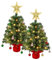 Mini-Weihnachtsbaum, 60 cm, Tisch-Weihnachtsbaum mit Lichtern, Baumspitze, Stern und Mini-Weihnachtskugeln, für Weihnachten, Zuhause, Küche, Esstisch, Dekoration, 2 Stück