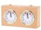 Schachuhr Holz, Schachuhr Analog Timer Retro Holz Wettbewerb Timing Hochpräzises Mechanisches Werkzeug