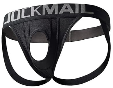 JOCKMAIL Jockstrap Homme sous-vêtements lanières Taille Basse Respirant Sport Élastique et Confortable