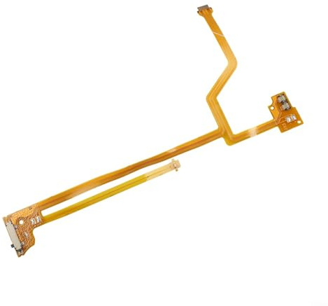 LCD-Lautsprecher-Flachbandkabel für 3DS, Ersatz interner Lautsprecher für Flex Wire Reparaturteil, kompatibel mit Nintendo 3DS, goldenes Metallstecker-Zubehör