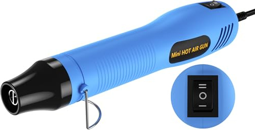 Mini Heat Gun 310W, Hot Air Gun 250/350℃ Dual Temp with Overload Protection