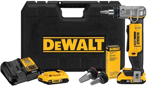 DEWALT 20V MAX PEX Expander Tool Kit, 1-Inch (DCE400D2)