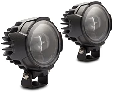 SW-Motech EVO Fernscheinwerfer-Kit - Schwarz. BMW R1200GS (12-), R1250 (18-).