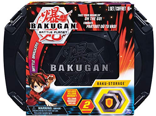 Bakugan, Baku-Storage Koffer (schwarz) für Bakugan Sammelwesen, ab 6 Jahren