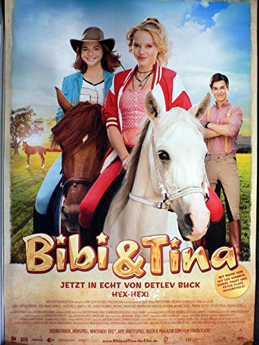 Bibi + Tina - Jetzt in Echt von Detlev Buck - Filmposter A1 84x60cm gerollt