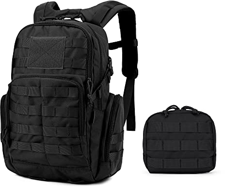Mardingtop 25L Taktischer Militärischer Rucksack für Outdoor Ausrüstung Assault Backpack mit MOLLE-System Trekking Tasche für Wandern Camping