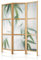 murando - Paravento da Interno 135x172 cm XXL Bambù verde Natura Zen Spa 3 Pannelli Divisori Stampa Unilaterale su Tela in TNT Separe Divisorio per Ambienti Ufficio Paraventi Decorazioni Legno