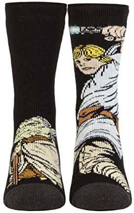HEAT HOLDERS SOCKSHOP Mens Disney Star Wars 1.6 TOG Lite Luke & Yoda Thermal Socks Pack of 1