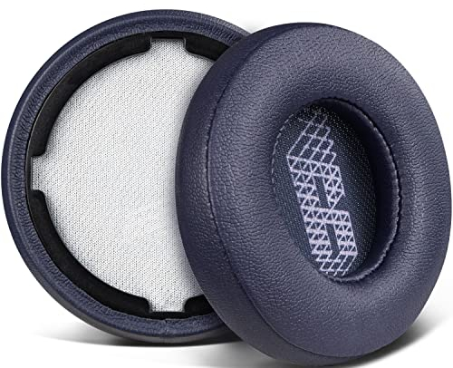 SOULWIT Ersatz Ohrpolster für JBL Live 400BT/Live 400 BT On-Ear Wireless-Kopfhörer, Ersatzpolster mit weicherem Proteinleder, Geräuschisolierung aus Schaumstoff