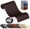 YAFLC kunstleder selbstklebend Dunkelbraun, 10 x 160cm leder patch selbstklebend, kunstleder reparaturset für couch Autositz Sofa Möbel Leder Reparatur Jacken und Renovierung