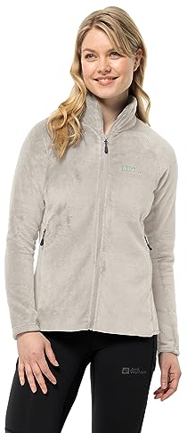Jack Wolfskin Damen Rotwand Fz W Fleece-Jacke, Dove, XL