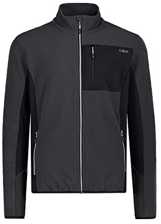 CMP Herren Stretch Performance Jacke, antracite-nero, 54