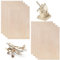 Ticeed 8 Piezas Hojas Madera Balsa, Madera Contrachapada DIY Recortes de Plancha de Madera para Manualidades Madera Fina sin Terminar para Bricolaje Tablero para Grabado en Madera-200 x 300 x 1,5 mm