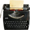 Tedkoo Retro-Schreibmaschine, manuelle Schreibmaschine, kreative Vintage-Schreibmaschine, funktionale Vintage-inspirierte Heimdekoration, ideal für Briefe, kreatives Schreiben, Basteln, freies
