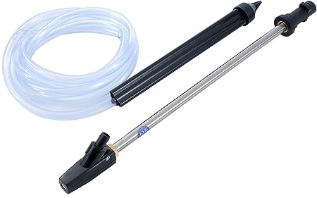 ORAZIO Kit di sabbiatura idropulitrice 2500 PSI compatibile con Karcher serie K K2 K3 K4 K5 K6 K7, attacco sabbiatrice a umido con tubo da 3 m per lavaggio auto