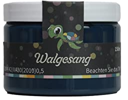 Caleo Color Lack WALGESANG Dunkelblau, 0,15 Liter - ökologischer Lack für Möbel - natürlich, lösemittelfrei, spielzeugtauglich