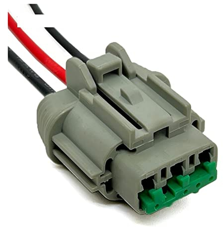 EVURU 3-poliger Auto-Rücklicht-Bremsblinker-Stecker, elektronischer Stecker, Kabelbaum, kompatibel mit Nissn Infi~iti Teana Sylphy 6185-0556