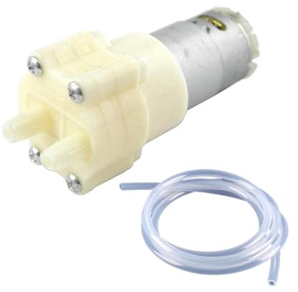 CHANCS 385 Pompe auto-amorçante à diaphragme DC 24V Pompes à eau à absorption des chocs pour le cycle quotidien de l'eau de l'aquarium et des appareils ménagers