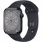 Apple Watch Series 8 (GPS, 45mm) Caja de Aluminio Medianoche con Correa Deportiva Medianoche, Regular (Reacondicionado)