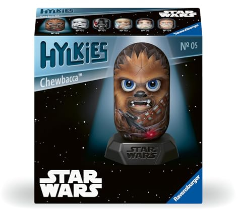 Ravensburger Hylkies: Star Wars Sammelfiguren zum selbst zusammenbauen - Figur #05 - Chewbacca - Aufbauen, Verlieben, Sammeln - Mini-Figuren für Fans von Star Wars