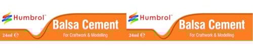 Humbrol 24ml Balsa Cement (Tube) (Pack of 2)