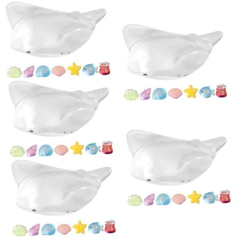 Kisangel 40stücke Teiliges Von Fischteich-Dekorationen Resin Langlebige Miniatur-Tiere Für Aquarien Und Terrarien Und Sichere Dekoration Für Fischbecken