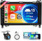 6G+128G 8Core Wireless Carplay Android Autoradio für Mercedes Benz A/B Class W169 W245 B200 W639 Vito Viano W906 Sprinter 9 Zoll Autoradio Android Auto GPS Navi WiFi Bluetooth FM/RDS/EQ Rückfahrkamera