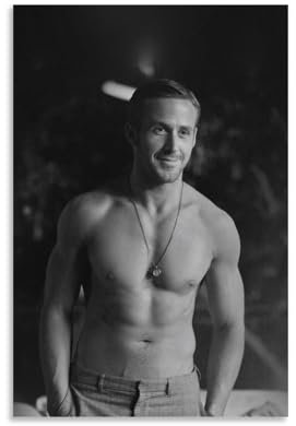 SANWYA Poster, Motiv: berühmter Schauspieler, Retro, Ryan Gosling 2, modernes Poster, Dekoration für Zuhause, Schlafzimmer, ungerahmt, 20 x 30 cm
