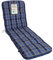 Herlag Liegenauflage Tilly 200x65x9cm | Liegestuhl-Auflage Karo-Motiv 9cm | Liegepolster für Gartenliege | Gartenmöbelauflage Liege Deluxe-Serie | Atmungsaktiv | Öko Tex 100 | Blau-Kariert