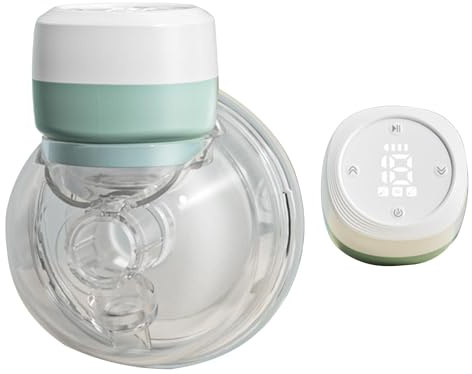 Tragbare , elektrische Brustbauch zum Füttern – Stillmilchpumpe mit 3 Modi und 9 Stufen, Muttermilchpumpen für Babys, und Mädchen