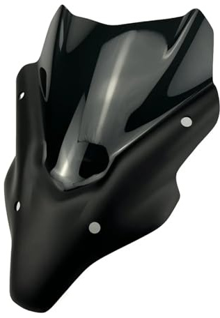 SAQIYEU Motocicletta Cupolino Compatibile con Yamaha per MT-07 2021-2024 per MT-07 Pure 2023-2024 Moto per Touring per Sport Parabrezza Parabrezza Visiera Deflettore(Black)