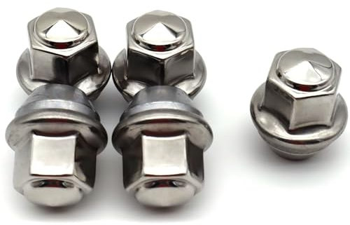 VAAKLM Compatibile con Ford per Focus per III per Van 2014 2015 2016 2017 2018 2019 5X M12X1.5 Bulloni Ruota per Auto Dadi Accessori per Pneumatici OEM: 2434886 Bulloni Cerchio Ruota