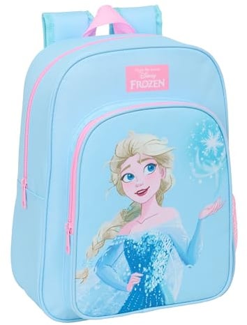 Frozen Schulrucksack für Kinder im Schulalter, bequem und vielseitig, Qualität und Stärke, 26 x 11 x 34 cm