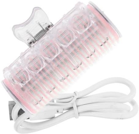 CIYODO USB Charging Bang Curler for Women Automatic Heating Hair Roller Lightweight Portable Hair Styling Tool Suitable for Pink Bang Roller