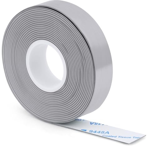 flintronic Bleiband Selbstklebend, 1.27x254cm, 1.27x152, Golf Lead Tape, Kann Frei Geschnitten Werden, Selbstklebendes Bleiband für Golfschläger, Tennisschläger, Badminton, 2g pro Zoll