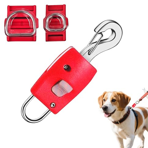 Sicherheitshaken für Hundeleine | Magnetverschluss mit Schnellverschluss für Leine | Verriegelungsstecker für Haustiere – für Spaziergänge, Wandern, Camping, Picknick, Garten und Outdoor