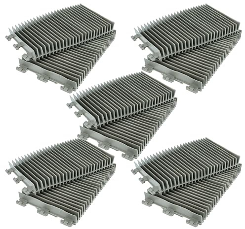 vhbw 10x Cepillo Compatible con Zodiac Vortex 3, 4, 2 Robot, Aspirador de Piscina - De PVC, 21 x 12,5 x 2,4 cm
