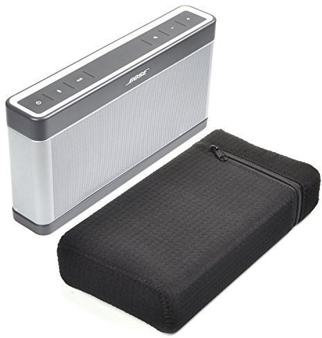 Bose SoundLink III Housse – léger et fin à résistant à l'eau Fermeture Éclair Portable Sac de transport de voyage étui de transport pour haut-parleur Bose SoundLink Bluetooth III