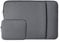 RAINYEAR 14 Inch Laptop Sleeve Case Protective Soft Padded Zipper Cover Carrying Computer Bag with Front Pocket & Accessories Pouch,Compatible with 14 Notebook Chromebook Tablet Ultrabook(Grey)