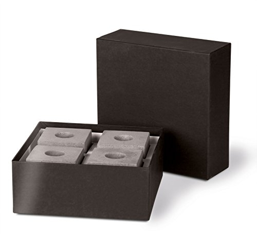 Geschenkset - Kerzenleuchter Block für Stabkerzen (4 teilig) - aus hochwertigen Beton. Tolles Geschenk zum Einzug, praktisch und persönlich zugleich.
