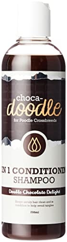 Choca-Doodle 2-in-1 Schokoladenduft Pflegeshampoo & Conditioner für Pudel-Kreuzrassen, 250 ml