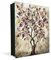 Armoire porte-clés de décoration avec tableau K14 Motifs mondains: Arbre de couleurs