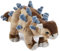 Zappi Co Plüsch-Kuscheltier für Kinder - Teil der Safari-Tiere-Kollektion, perfekt für Kinder (32cm Tiefe) (Ankylosaurus Dinosaurier)