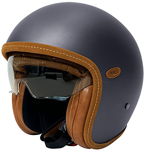 Premier Unisex-Adult Vintage Platinum Jethelm, grau, XL (61)