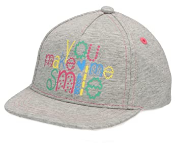 Sterntaler Mädchen Baseball-Cap Smile Baseballkappe, Silber, 45