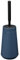 Tiger Tess Toilettenbürstenhalter mit flexibler Swoop WC-Bürste, WC-Bürstengarnitur freistehend oder zur Wandmontage (Kleben oder Schrauben), Farbe: Blau / Schwarz