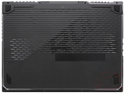 fqparts Replacement Laptop Bottom Case Cover D Shell For ASUS For ROG Strix G15 G513IH G513IR G513QC G513QE G513QM G513QR G513QY Black